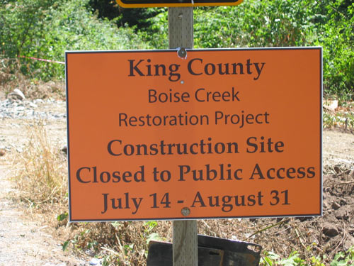King County Boise Creek