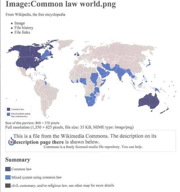 Examples Of Common Law Countries