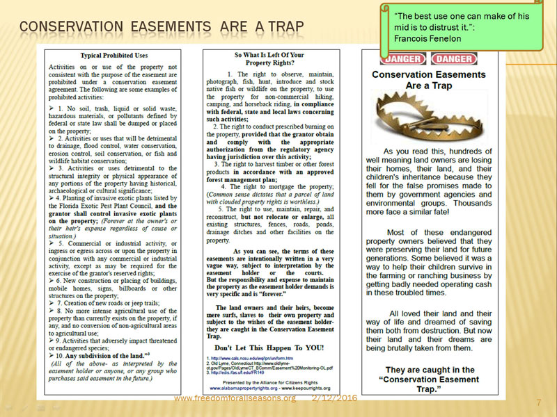 Conservation Easements Are A Trap
