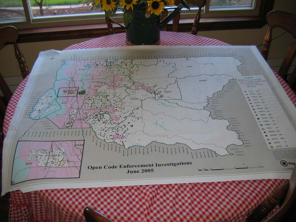 King County Washington State Open Phony Codes on rural property owners