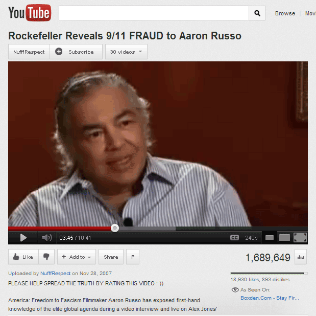 Russo Rockefeller 911 Fraud