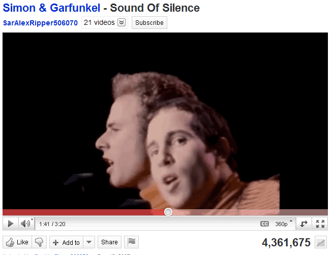 Simon & Gurfunkel Sound of Silence